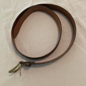 Woodward Brown Leather Belt